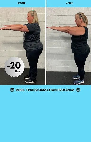 transformation program at Rebel Strength and Fitness