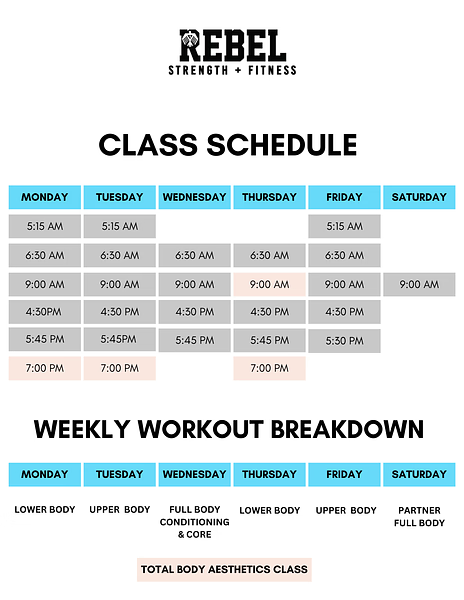 schedule